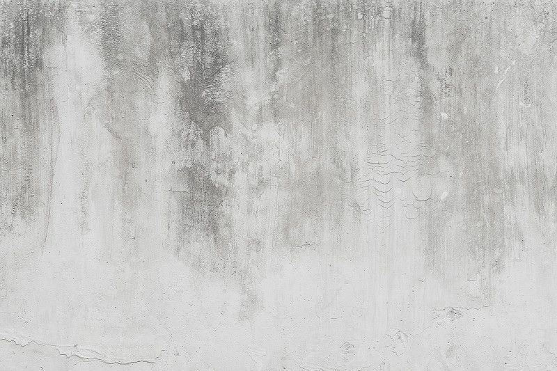 白水泥墙上。灰泥纹理背景空白设计
