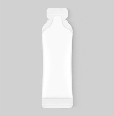 胶袋模型。矢量插图。