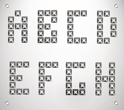 向量黄金字体
