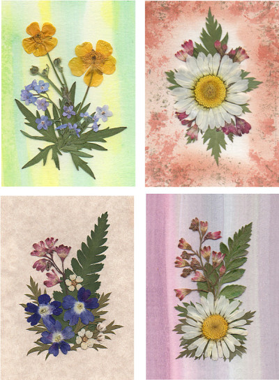 4小压花插花