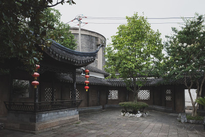 中国江苏同里古镇的甘乐堂