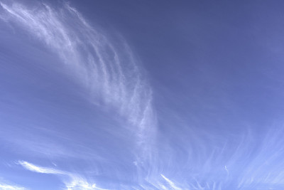 地平线上的天空。