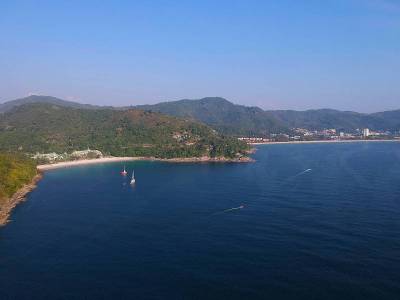 泰国普吉岛全景鸟瞰图