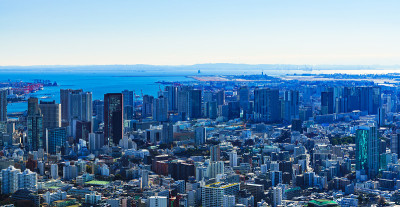 日本东京全景图