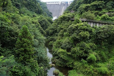 日本秩父大坝景观