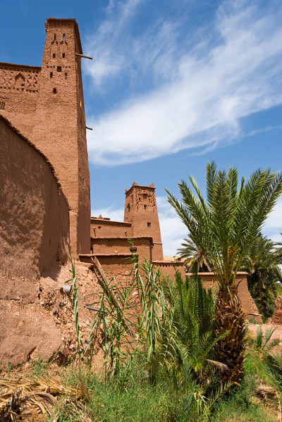 Aït Benhaddou的粘土建筑