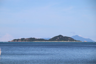 View to Cousin and Cousine Island, Grand Anse, Pra