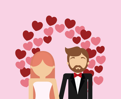 婚礼的夫妇设计