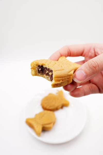 鱼形红豆沙堡饼