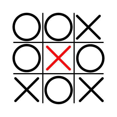 tic tac toe icon in different style vector illustr