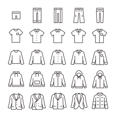 服装25图标集