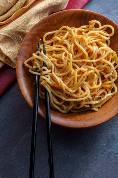 中国蔬菜捞面