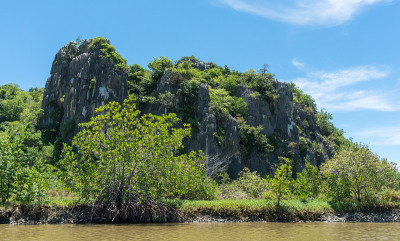 Khao Dang Stone或Rock Mountain或Hill在Prachuap Khiri 