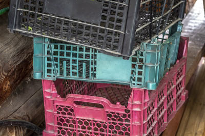空的塑料容器