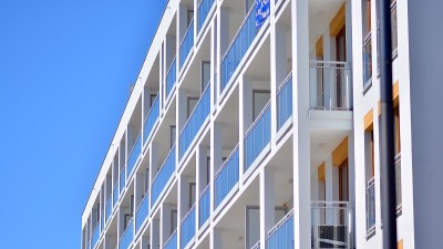 现代化的欧式住宅小区。
