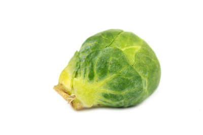 新鲜的绿色小卷心菜-球芽甘蓝