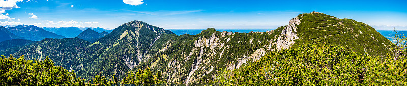 herzogstand山的景色