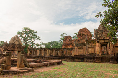 泰国Muangtam Castle或Prasat Muang Tam, Buri Ram