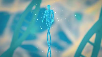 人造DNA概念由CRISPR和基因编辑概念组成，DNA操纵，PCR蛋白质分子DNA