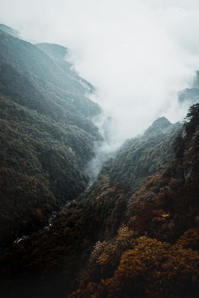云中山脊，明月山，中国