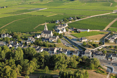 来自法国天空的Souzay-Champigny