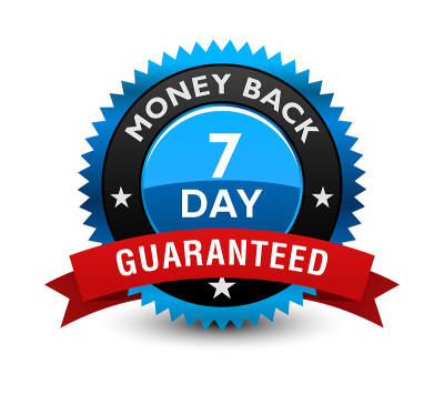 Excellent blue colored 07 day money back guarantee