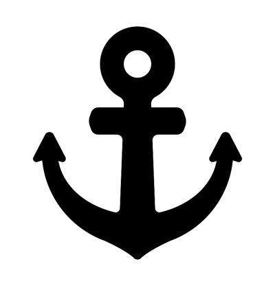 PrintAnchor平面图标插图(海洋/港口/港口)