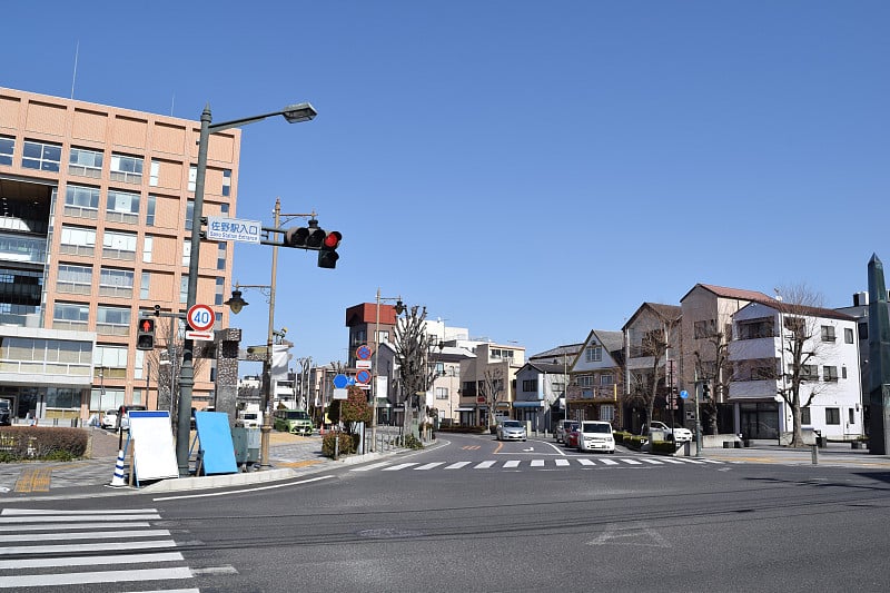 日本枥木县佐野市市中心