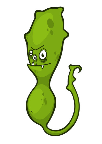卡通细菌