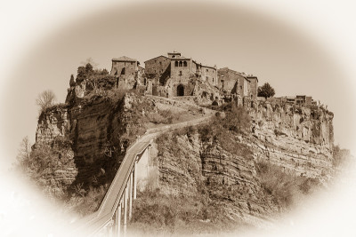 Bagnoregio的旧Civita卡