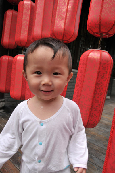 可爱的中国孩子