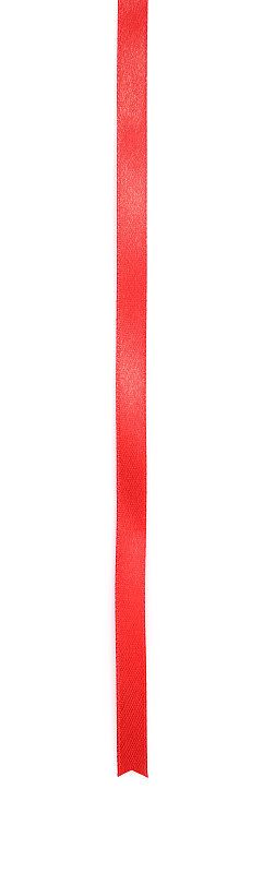 亮红缎带