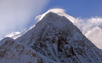 珠穆朗玛峰峰南脸喜马拉雅山
