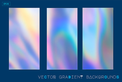 pastel colored holographic background