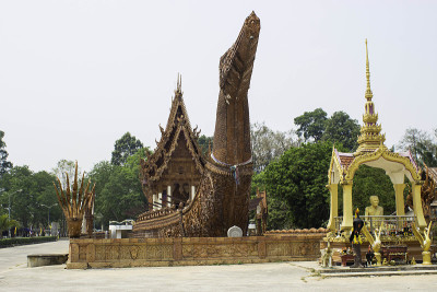 泰国的礼拜场所和寺庙艺术。
