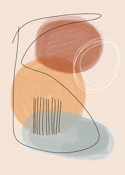 Abstract arts background Creative minimalist hand 
