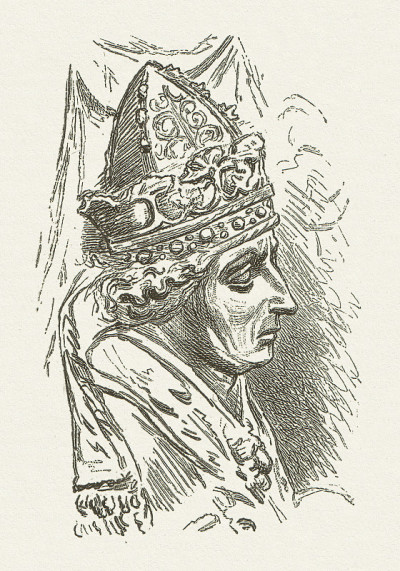 路易四世(1281/82-1347)，神圣罗马皇帝，木刻，1880年出版