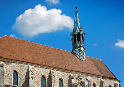 Chablis。Eglise-collégiale事实。尤,France