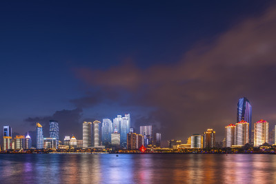 美丽的青岛夜景
