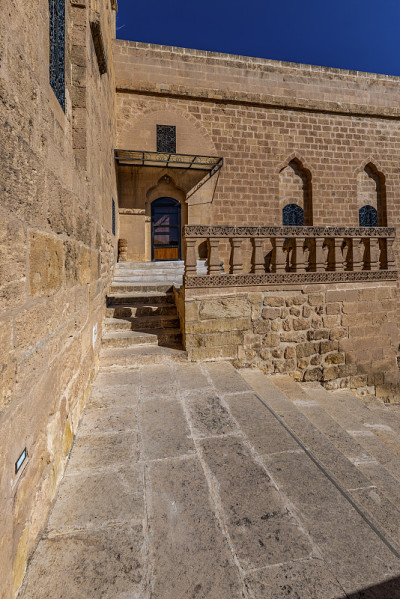 Artuklu, Mardin / Turkey, 2018年6月10日。马汀的德鲁扎法修道和叙利亚