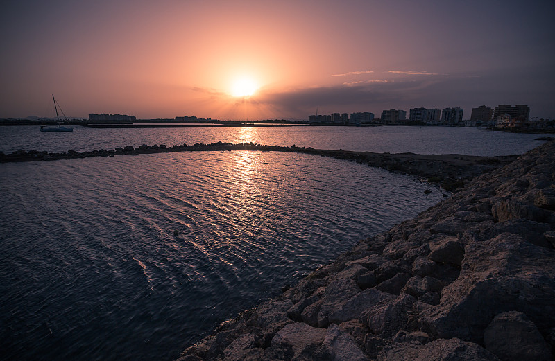 圣哈维尔附近的地中海海景