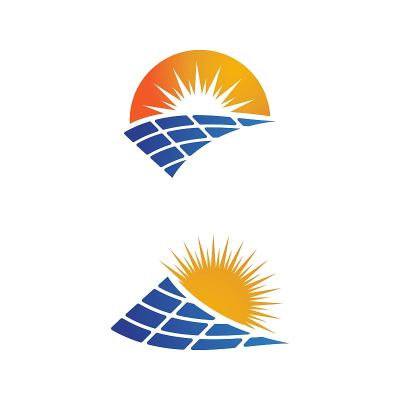 太阳能矢量图标插图