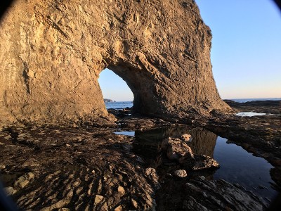 里阿尔托海滩天然拱门-广角镜头