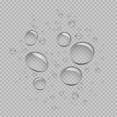 水气泡模板透明