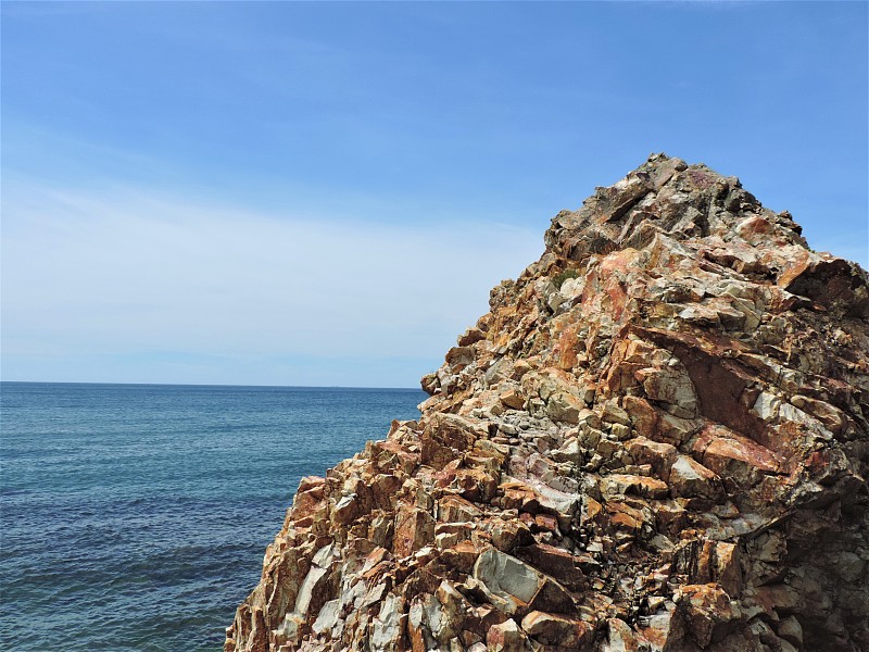 能登半岛,石川。美丽而独特的海岸与岩石