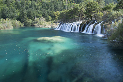 中国四川九寨沟风景优美