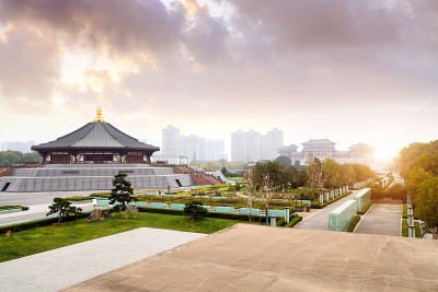 中国河南洛阳古城。