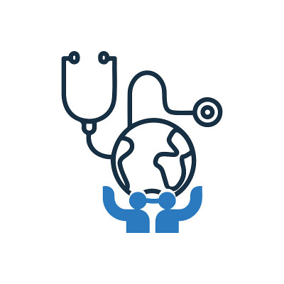 全球健康和医疗的标志