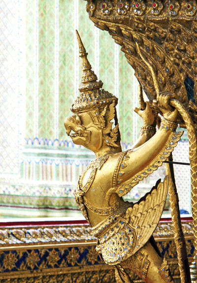泰国曼谷大皇宫中的寺庙