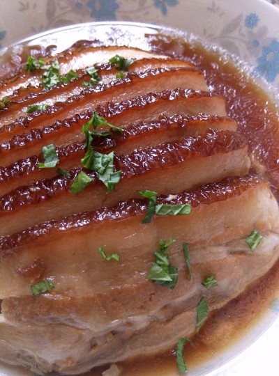 中国菜，蒸猪肉